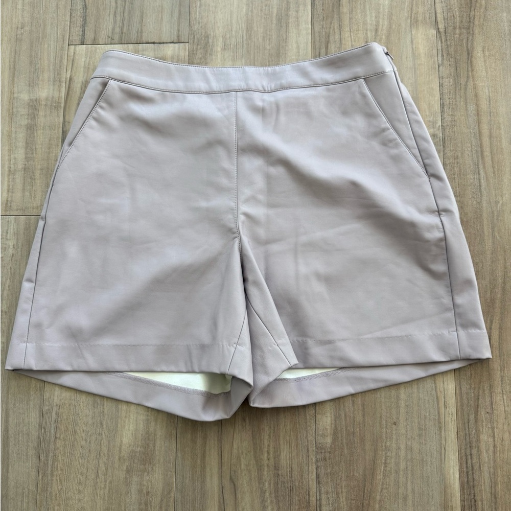 Halogen Pink Flat Front Shorts Relaxed Fit